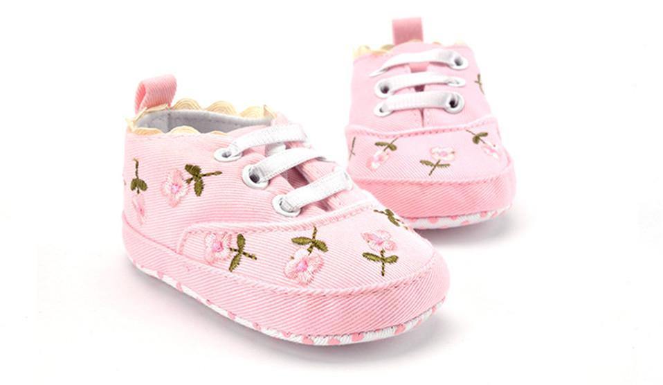 Baby Girl Shoes White Lace Soft Shoe Prewalker Walking Toddler Kids Shoes First Walker