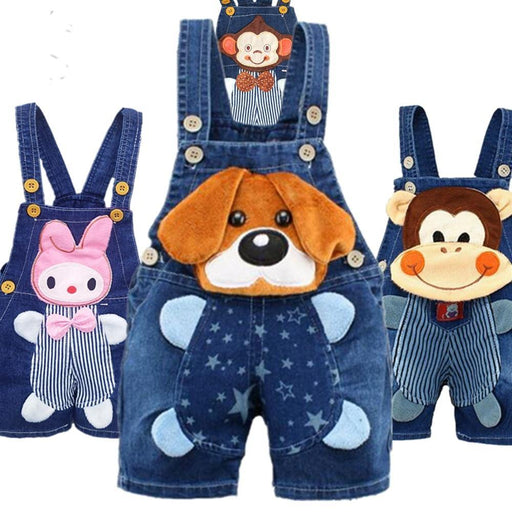 Modern Cartoon Baby Clothing Boys & Girls Jeans Overalls Shorts Toddler Infant Rompers For Kids In Fashion Deisgn