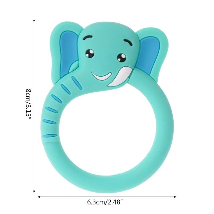 Baby Silicone Teether Pacifier Cartoon Teething Nursing Silicone BPA Free  Toys For Baby KIds