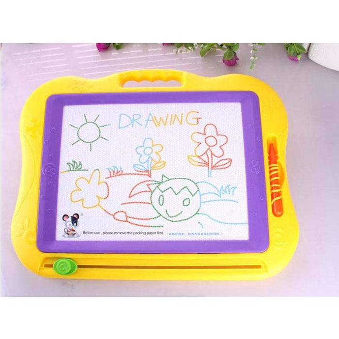 44*38cm Big Size Magnetic Drawing Graffiti Board Toys Kids Sketch Pad Doodle Cartoon Painting With Pen Toy Learning Reusable Toy