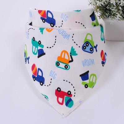 Baby Bibs Cute Cartoon Pattern bib  Burp Cloths Saliva Towel Cotton Infant Burp Cloths Bib For Kids