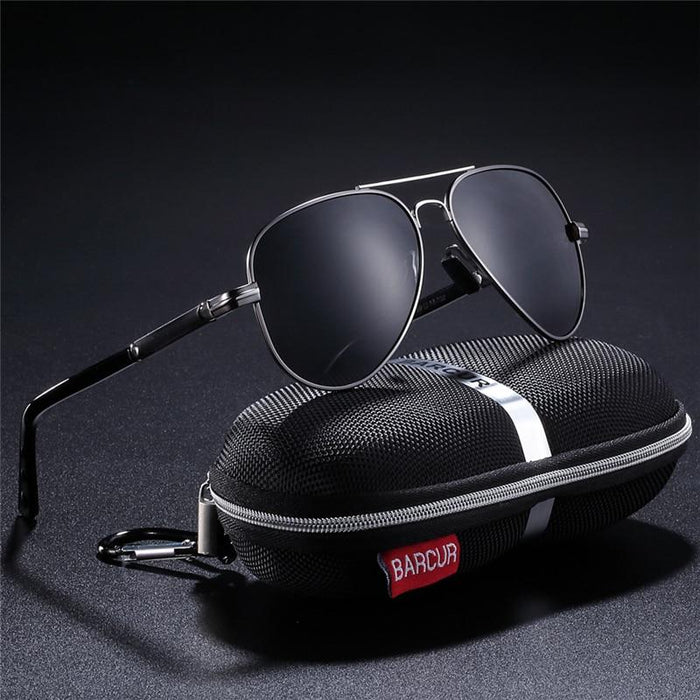 Aviation Luxury New Polarized Mens Sunglasses Pilot Style Men Accessories Driving Fishing Hiking Eyewear With UV400 Protection