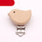 Modern Wood Naural Nipple Chain Accessories BPA Free Cute Modelling Beech Pacifier Clip Small Elephant Heart-shaped Holder for Pacifier