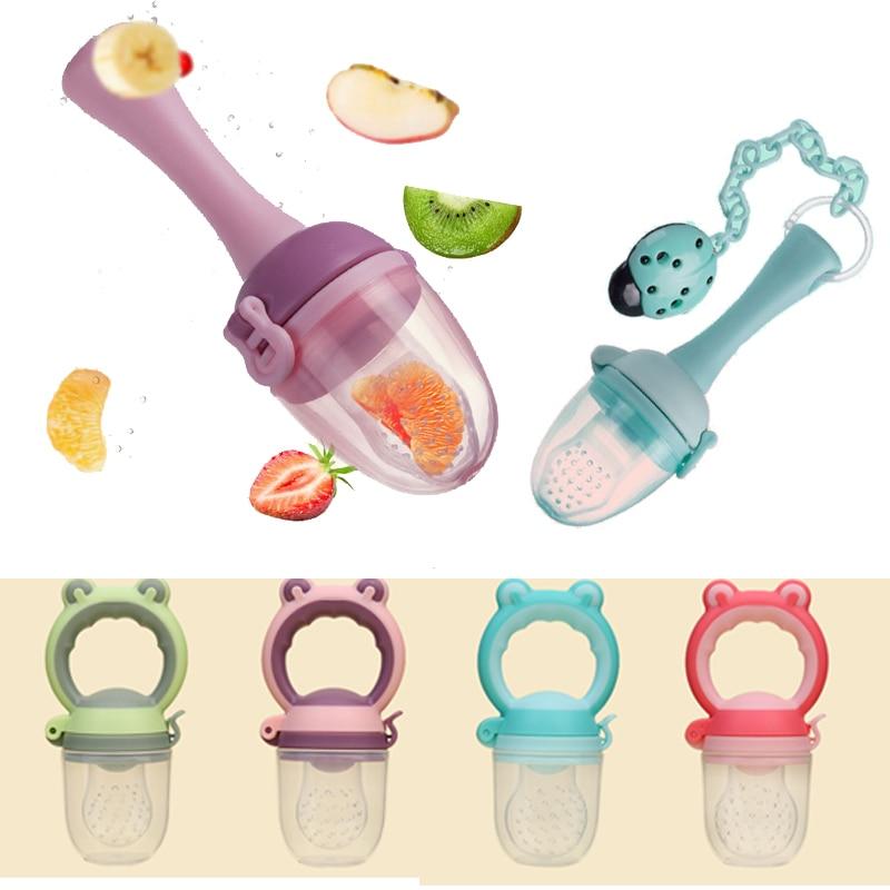 Baby Pacifier Fresh Food Kids Fruit Feeder Nipples Feeding Safe Baby Supplies Nipple Pacifier Holder