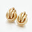 Modern Retro New Trend Flashbuy Gold Alloy Drop Earrings For Women  In Simple Exaggeration Elegant Style