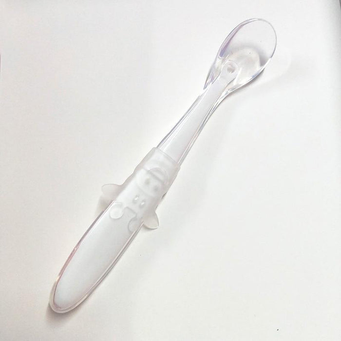 Baby Full Silicone Soft  Training Spoon Children Tableware Perfect Gift For Parents Baby Boys Or Girls Unique Design