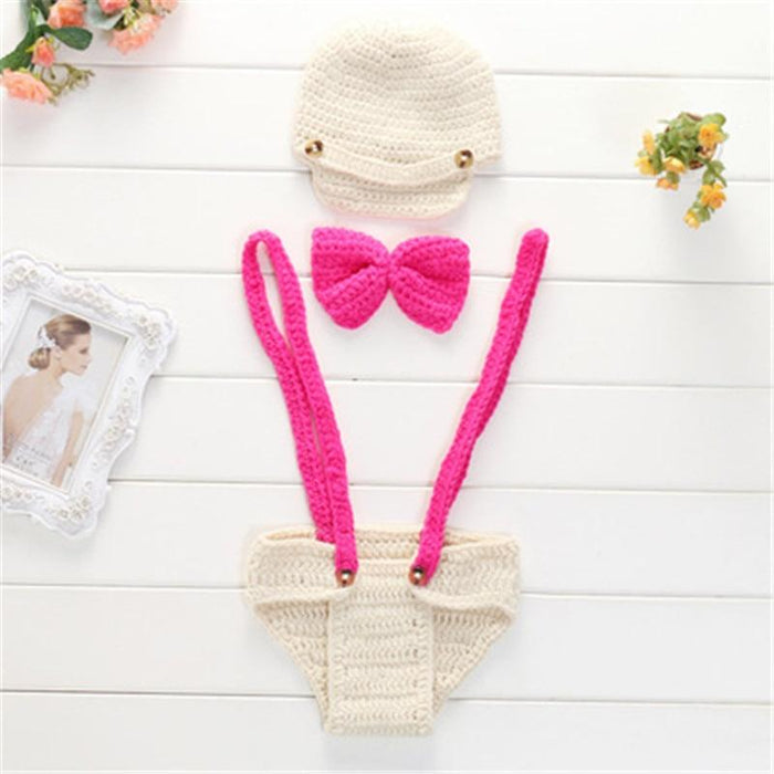 New Knitting Baby Hat Newborn Photography Props Cute Children Pajamas Set For Girls And Boys In Modern New Design