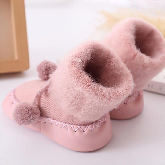 Luxury Modern Elegant Christmas Baby Socks Shoes For Girls and Boys Infant Cotton Baby Leg Warmers Children Floor Socks Anti-Slip Baby Step Socks For Kids