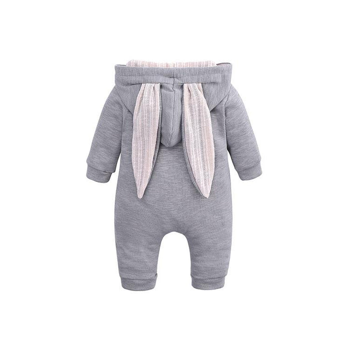 Modern New Lucury Newborn Baby Clothes Bunny Baby Rompers Cotton Hoodie Rabit Romper For Baby