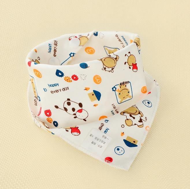 Infant Kids Baby Unisex Feeding Saliva Towel Dribble Triangle Bandana Bibs Burp Cloths Baby Gifts