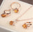 Amazing Jewelry Sets Cultural African Bridal Gold Color Necklace Earrings Ring Wedding Crystal Women Fashion Jewelry Set