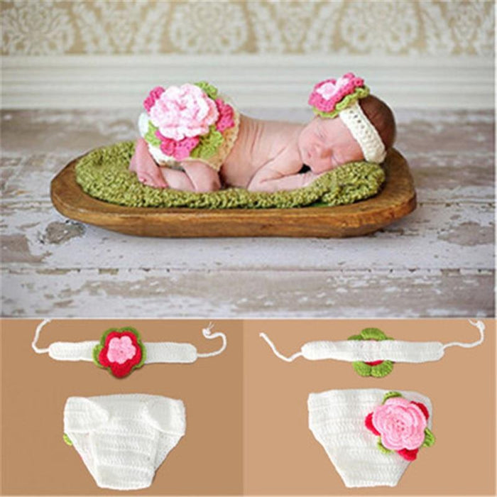 New Knitting Baby Hat Newborn Photography Props Cute Children Pajamas Set For Girls And Boys In Modern New Design