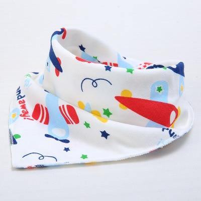 Baby Bibs Cute Cartoon Pattern bib  Burp Cloths Saliva Towel Cotton Infant Burp Cloths Bib For Kids