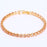 Luxury 4mm Diamond Shiny Elegant Cubic Zirconia Tennis Bracelets Iced Out Chain Crystal Wedding Bracelet For Women and Men In Modern Gold Silver and Colorful Design