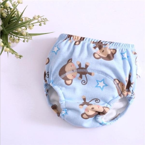 6 Layer Baby Cotton Training Pants Panties Cloth Diapers Reusable Child Nappies Breathable Diaper