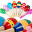 Baby Kid Wooden Ball Toy Sand Hammer Rattle Musical Instrument Percussion Infant (Multicolor)Random PCS For Kids