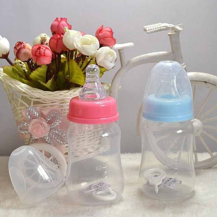 Newborn Baby Milk Bottle, Medicine Automatic Anti Colic Air Vent Wide Bottle For Kids