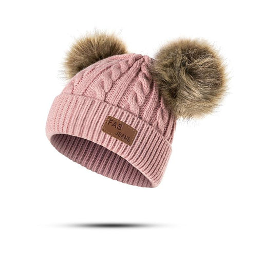 Luxury Baby Hat Pompon Hat Knitted Cute Cap For Girls & Boys Casual Solid Color Girls Baby Style In Great New Modern Trend Design