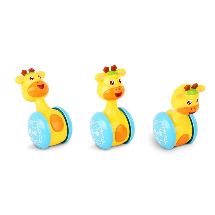 Baby Rattles Tumbler Doll Baby Toys Sweet Bell Music Roly-poly Learning Education Toys Baby Bell Baby Toys For Kids