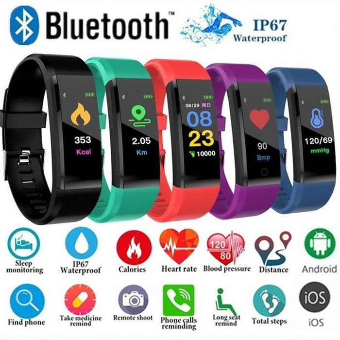 New Smart Watch For Men and Women With Heart Rate Monitor Blood Pressure Fitness Tracker Smartwatch For Sport Support  IOS Android Sistems