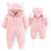 Baby Winter Overalls For Baby Girls Newborn Clothes Baby Rompers For Baby Boys Jumpsuit Infant Clothing