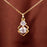 Elegant Wedding Crystal African Jewelry Sets for Women Gold Color Double Layer Square Pendant Luxury Diamond  Necklace and Earrings Jewellery