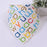 Baby Bibs Cute Cartoon Pattern bib  Burp Cloths Saliva Towel Cotton Infant Burp Cloths Bib For Kids