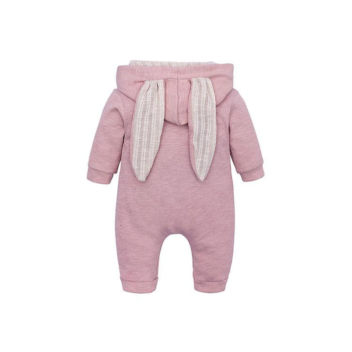 Modern New Lucury Newborn Baby Clothes Bunny Baby Rompers Cotton Hoodie Rabit Romper For Baby