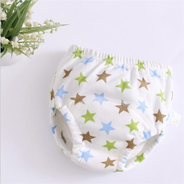 6 Layer Baby Cotton Training Pants Panties Cloth Diapers Reusable Child Nappies Breathable Diaper