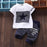 Baby Boy Clothes Winter Kids Clothes Sets T-shirt Pants Suit Star Printed Clothes Newborn  For Boys