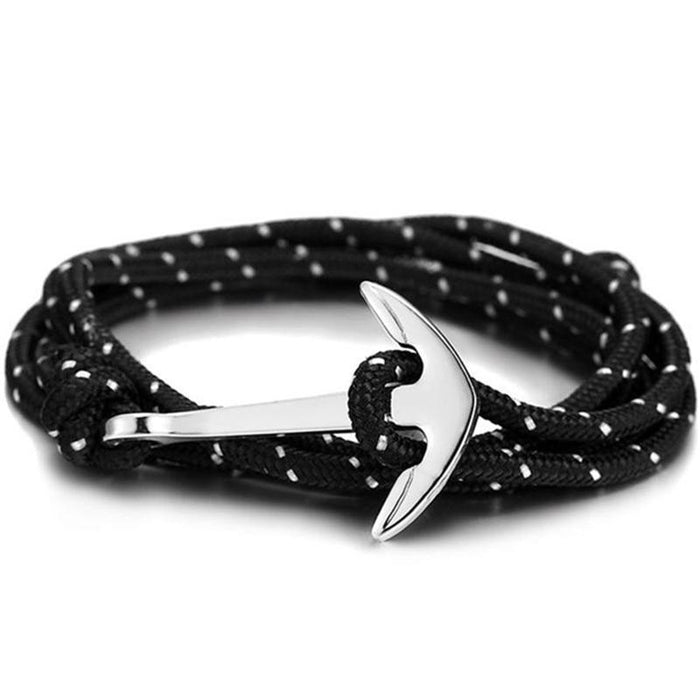 Style Nylon Rope Chain And Link Anchor Bracelets Popular Jewelry Anchor Bracelets For Women and Men