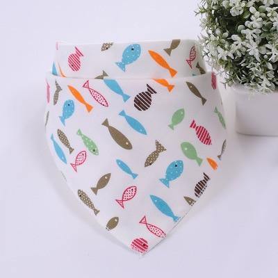 Baby Bibs Cute Cartoon Pattern bib  Burp Cloths Saliva Towel Cotton Infant Burp Cloths Bib For Kids