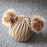 Modern Luxury Trend Design Newborn Baby Kids Girls Winter Warm Knit Hat Ball Beanie Cap In New Design