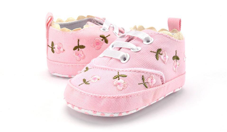 Baby Girl Shoes White Lace Soft Shoe Prewalker Walking Toddler Kids Shoes First Walker