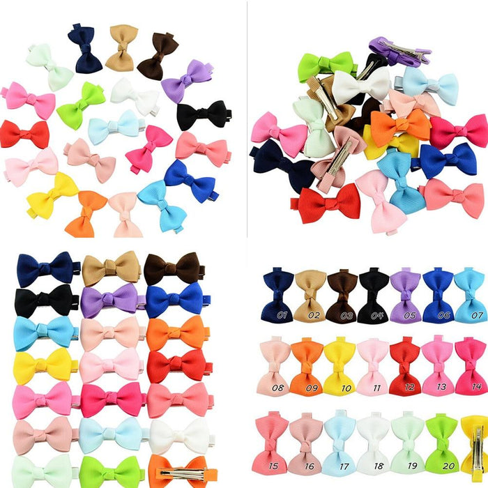 Baby Girls Bow Flower Small Barrettes Hairpins Headwear Kids Hair Clips Headband Hair Accessories For Girls