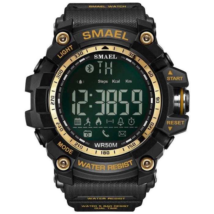 Smart Sport Mens Chronograph Watch Sport Stop Army Military Multifunction  Waterproof 50M LED Digital Watch for Man