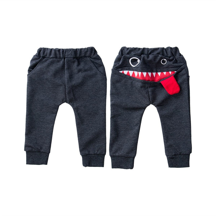 Modern Casual Toddler Boys and Girls Cute Big Mouth Trousers pants Clothes For Any Occasions