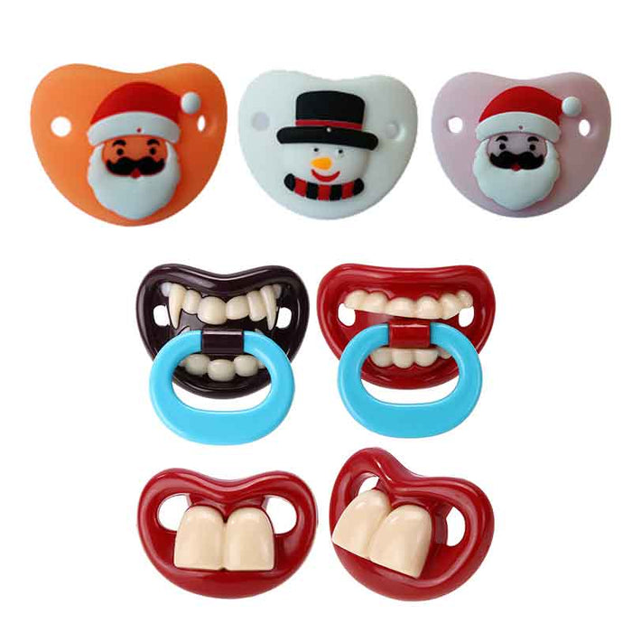 Modern Intereting Food Grade Silicone Funny Baby Pacifiers Nipple Teethers Toddler Pacifier For Baby Boys and Girls