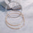 Luxury Large Hoop Earrings Big Smooth Circle Earrings For Women Jewelry