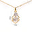 Elegant Wedding Crystal African Jewelry Sets for Women Gold Color Double Layer Square Pendant Luxury Diamond  Necklace and Earrings Jewellery