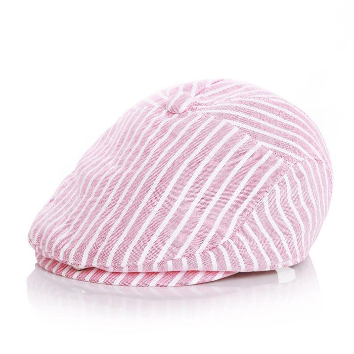 Baby Children Stripe Classic Style Fashion Berets Peaked Baseball Caps for Baby Boys