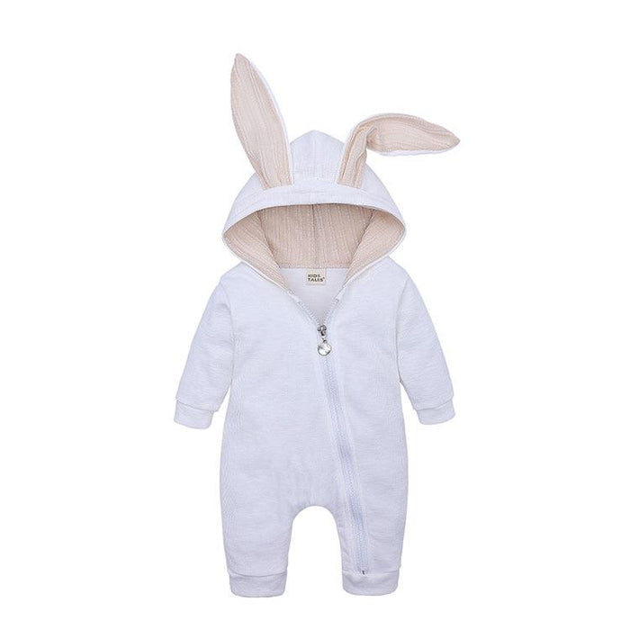 Modern New Lucury Newborn Baby Clothes Bunny Baby Rompers Cotton Hoodie Rabit Romper For Baby