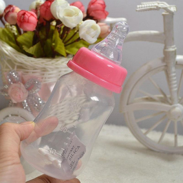 Newborn Baby Milk Bottle, Medicine Automatic Anti Colic Air Vent Wide Bottle For Kids