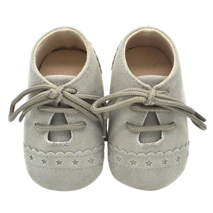 Newborn Baby Shoes Girls Boys Soft Warm Leather Prewalker Anti-slip Shoes Canvas Sports Sneakers Footwear Shoes