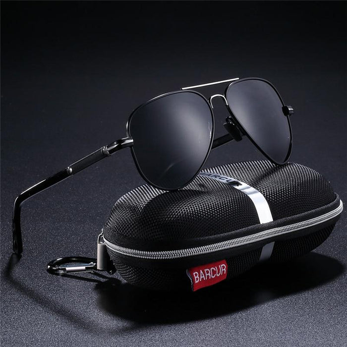 Aviation Luxury New Polarized Mens Sunglasses Pilot Style Men Accessories Driving Fishing Hiking Eyewear With UV400 Protection