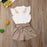 Baby Girl Dress Flag Stars Sling Striped Summer Sundress Jumpsuits Outfit Clothes For Girls In Elegant Modern Design