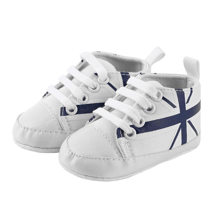 Newborn Baby Shoes Girls Boys Soft Warm Leather Prewalker Anti-slip Shoes Canvas Sports Sneakers Footwear Shoes