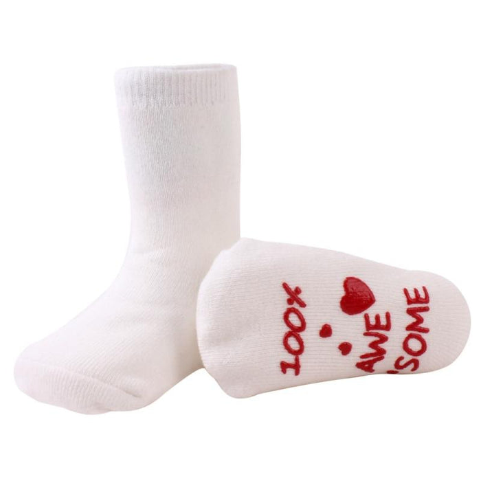 Cute Stylish Infant Baby Socks Combed Cotton Toddler Anti Slip Socks For Baby Boys And Girls