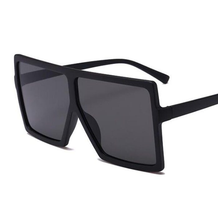 Oversized Luxury Trend New  Woman Sunglasses With Black Fashion Square Glasses And Big Frame Sunglasses In  Modern Glasses Famous Style