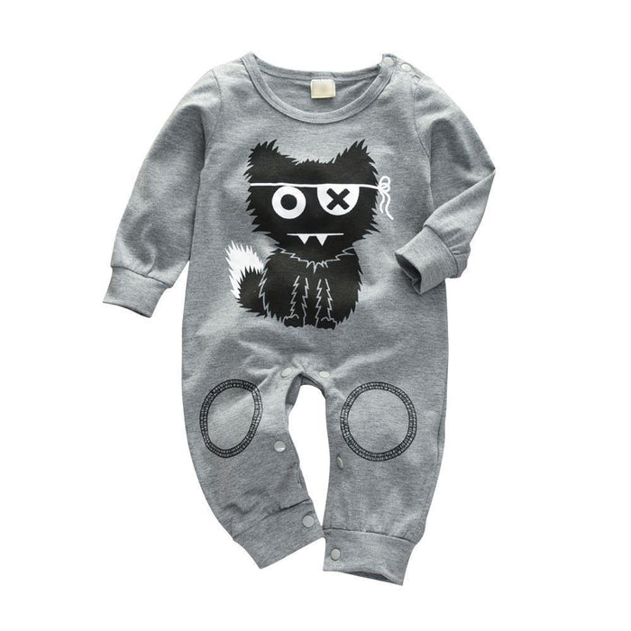 Newborn Baby Rompers Pajama Cotton Cute Letter I Love Daddy and Mummy Long Sleeve rompers Clothes For Baby Kids